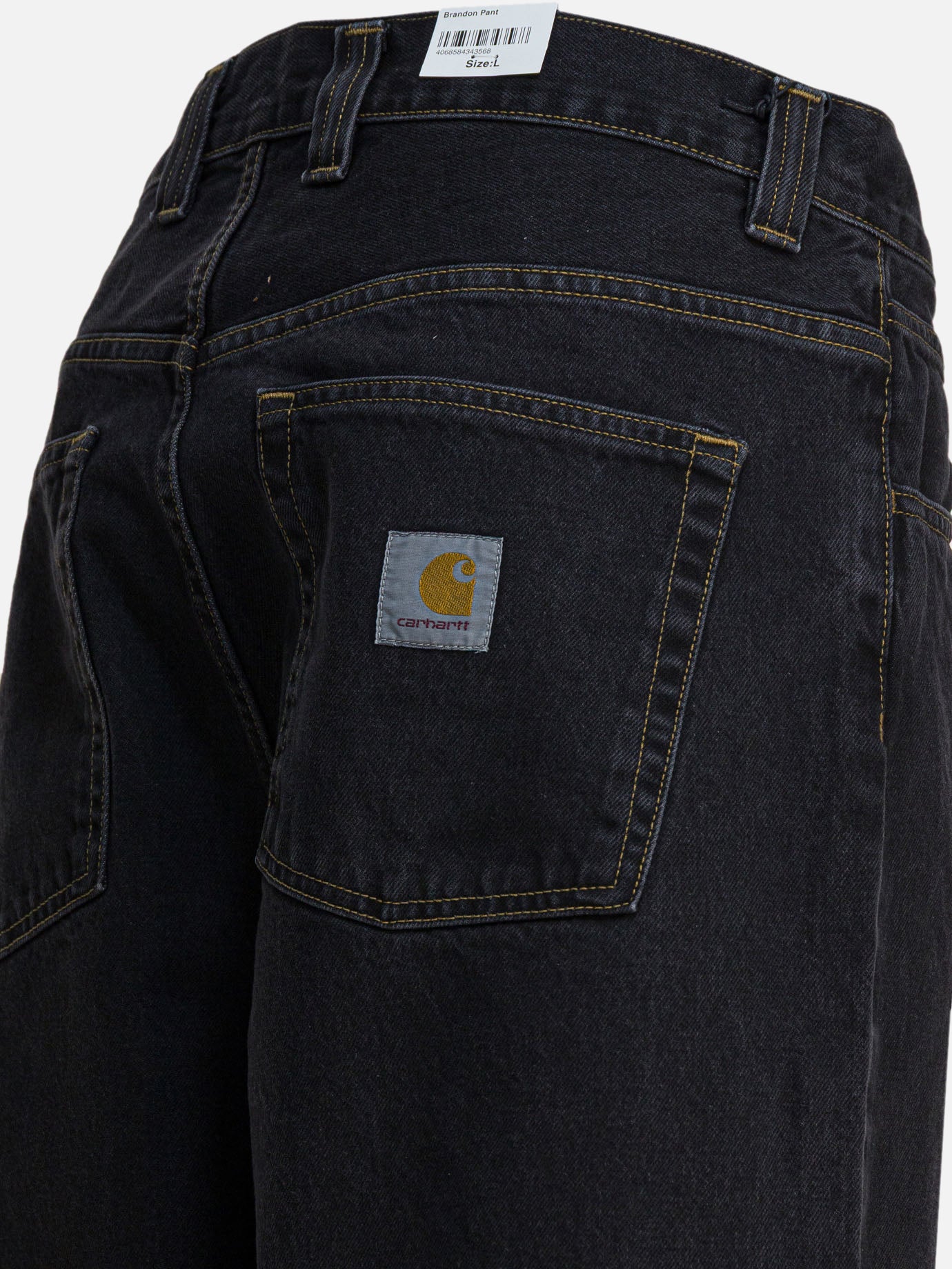 Wide-leg jeans Solid colour  Black - Carhartt WIP Men | PDP | VIETTI Online Store | Zoom-Modal_4
