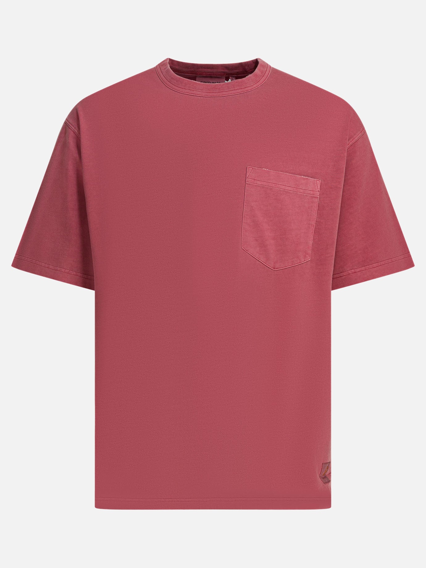 Crewneck t-shirts Logo  Pink - Carhartt WIP Men | PDP | VIETTI Online Store | Zoom-Modal
