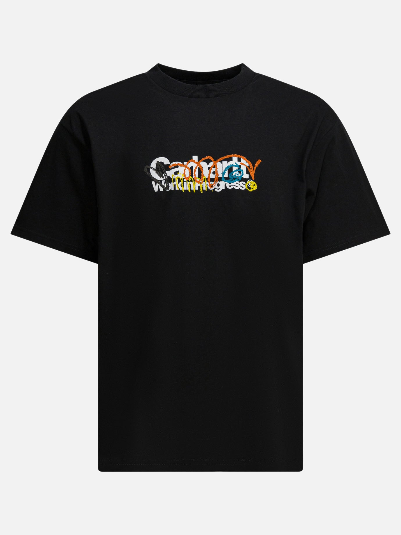 Crewneck t-shirts 100% cotton  Black - Carhartt WIP Men | PDP | VIETTI Online Store | Zoom-Modal
