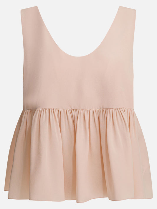 Tank tops Solid colour  Pink - Chloé Women | PDP | VIETTI Online Store 

