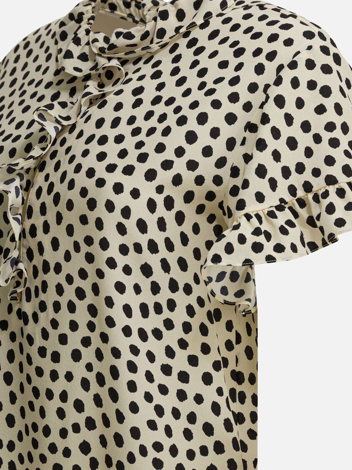 Blouses Polka dots  Beige - Chloé Women | PDP | VIETTI Online Store | thumbnail_4