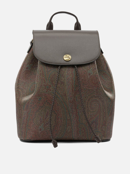 Casual backpacks 100% calf leather  Brown - Etro Women | PLP | VIETTI Online Store 
