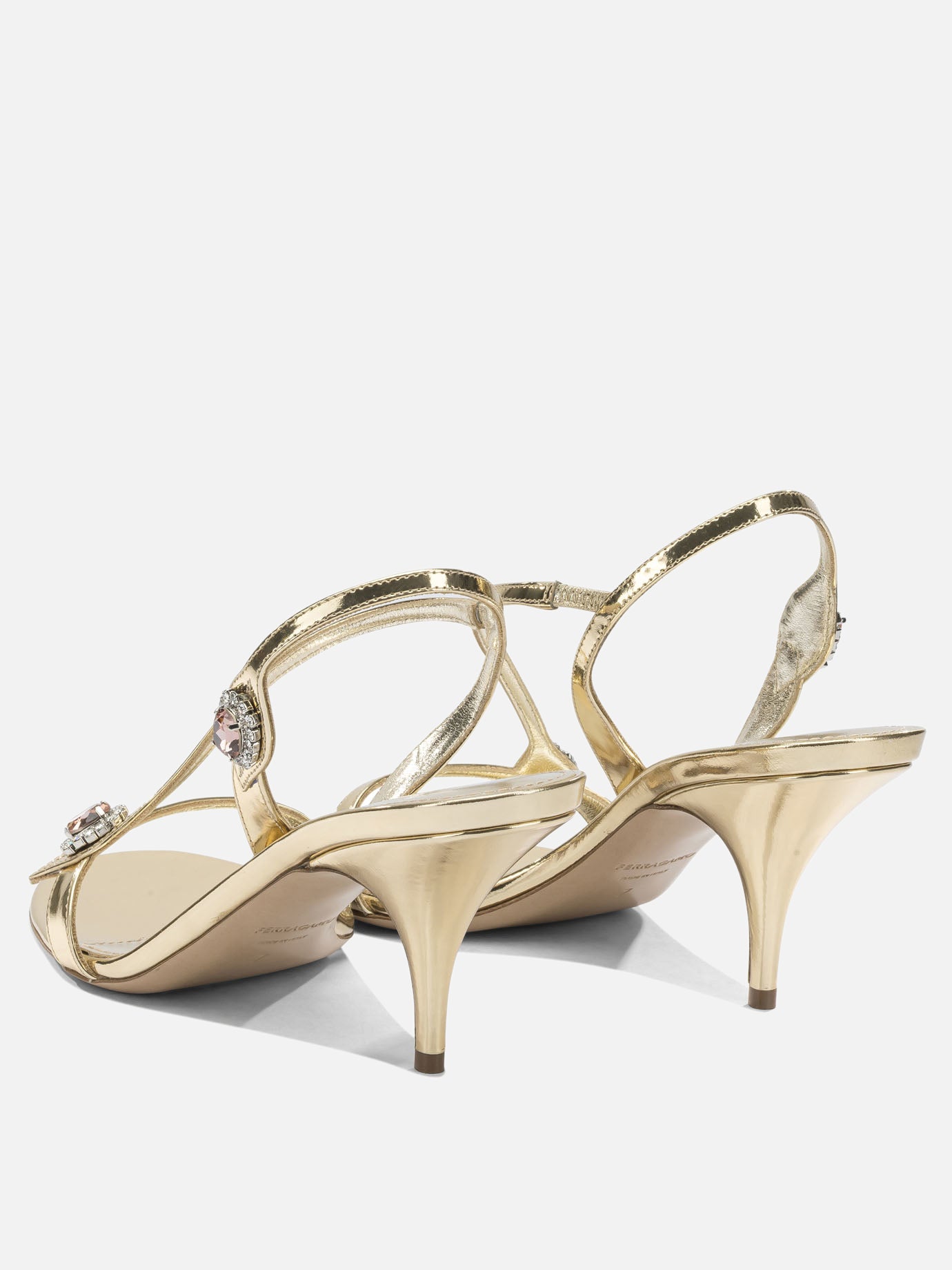 Heeled sandals 0787893  Gold - Ferragamo Women | PDP | VIETTI Online Store | thumbnail_4