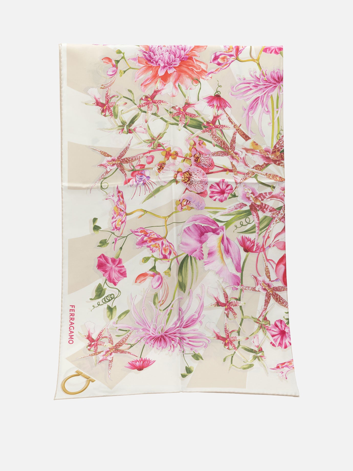 Classic scarves 0789918  White - Ferragamo Women | PDP | VIETTI Online Store | thumbnail