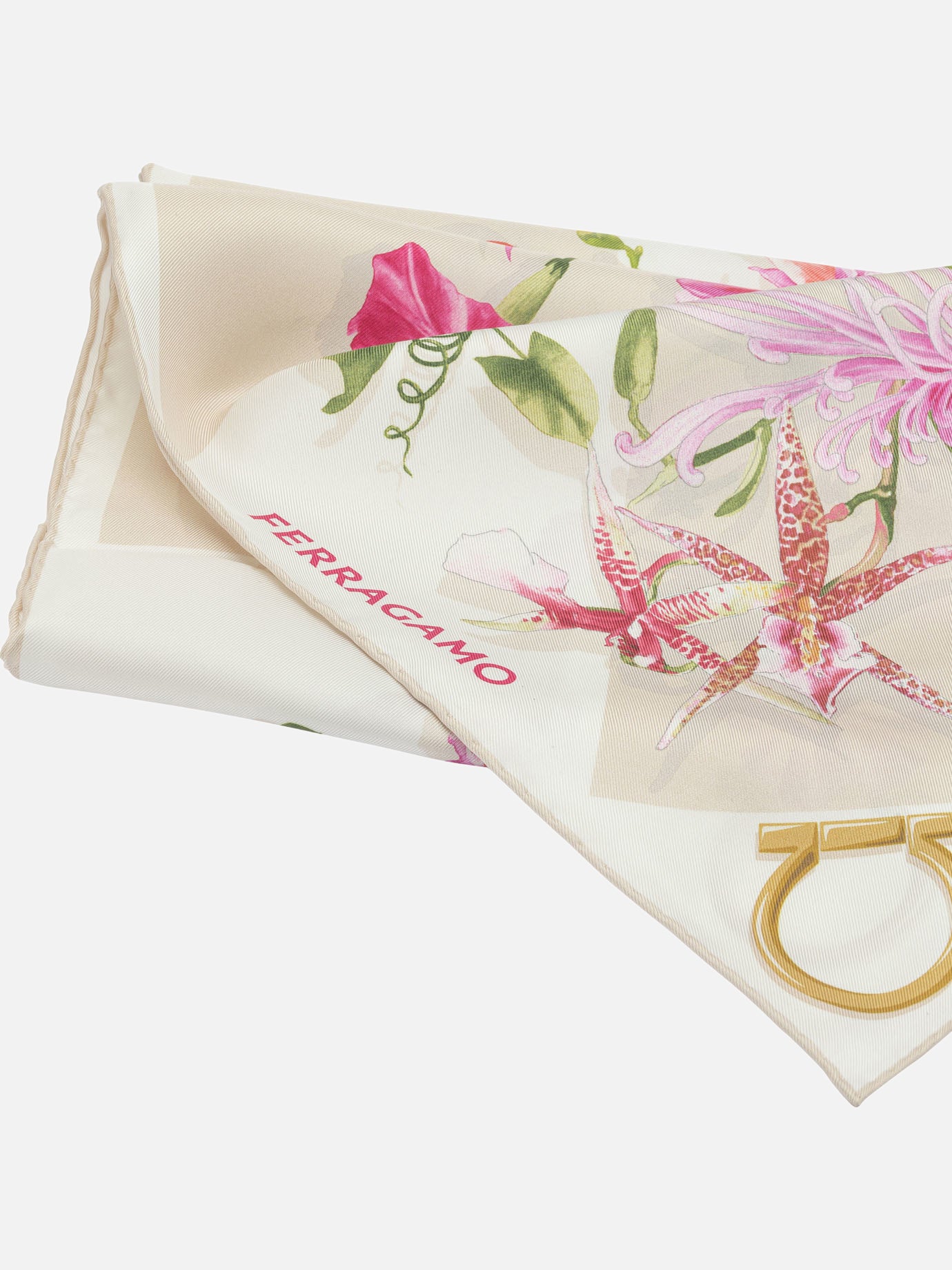 Classic scarves 0789918  White - Ferragamo Women | PDP | VIETTI Online Store | Zoom-Modal_2
