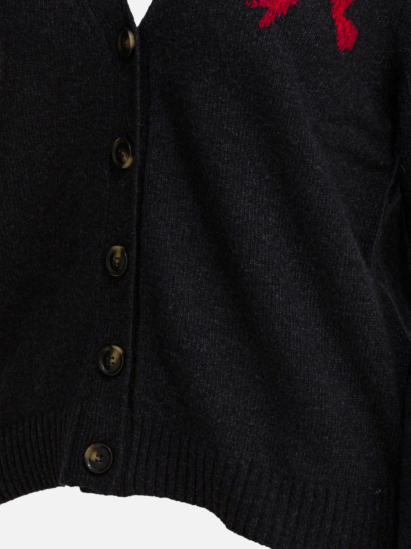 Cardigans Graphics  Black - Ganni Women | PDP | VIETTI Online Store | thumbnail_4