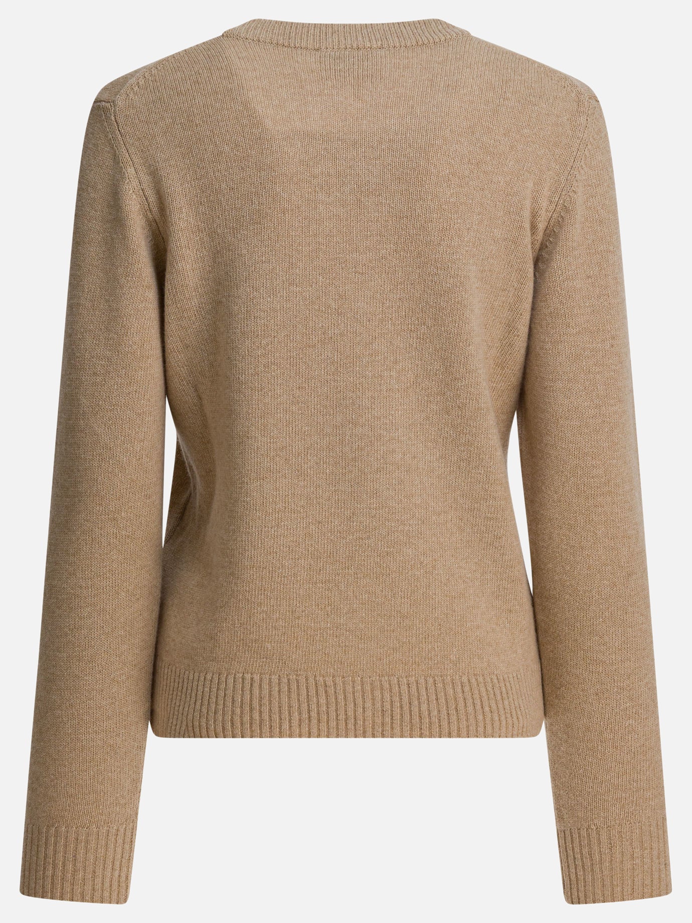 Crewneck sweaters Logo  Beige - Ganni Women | PDP | VIETTI Online Store | thumbnail_2
