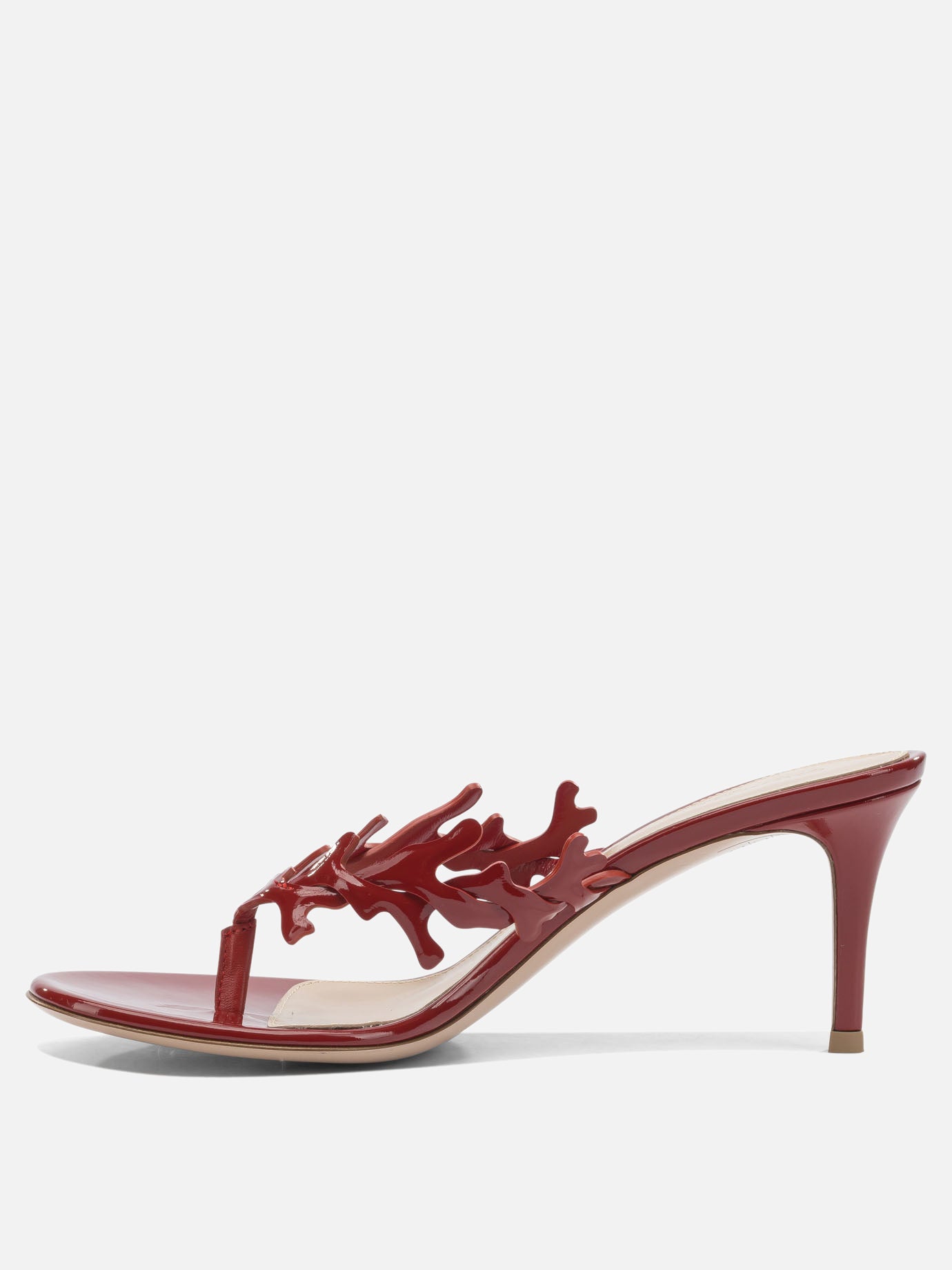 Mules 100% leather - 100% leather  Red - Gianvito Rossi Women | PDP | VIETTI Online Store | Zoom-Modal_3
