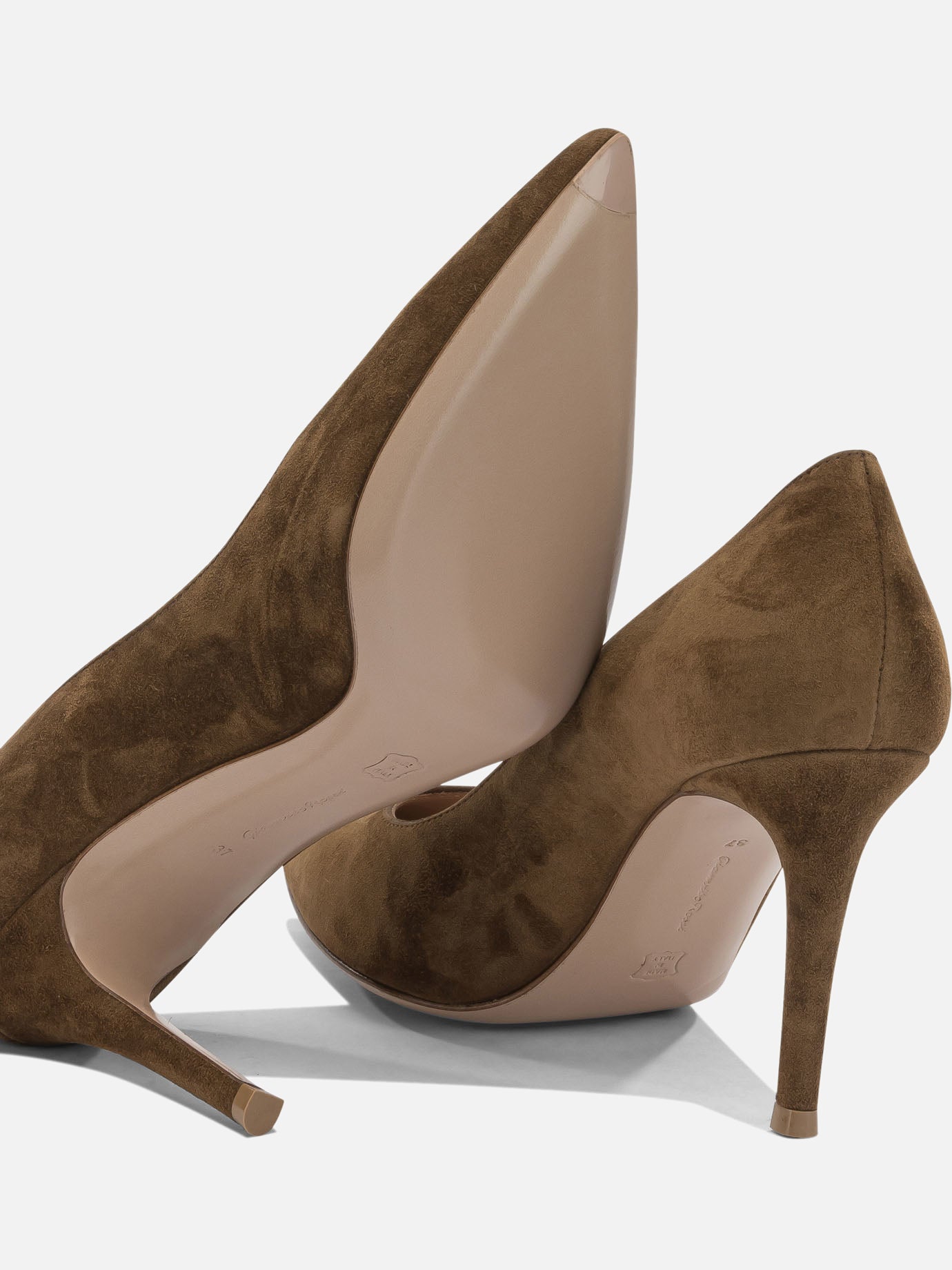 Pumps 100% patent leather - 100% leather  Brown - Gianvito Rossi Women | PDP | VIETTI Online Store | Zoom-Modal_5
