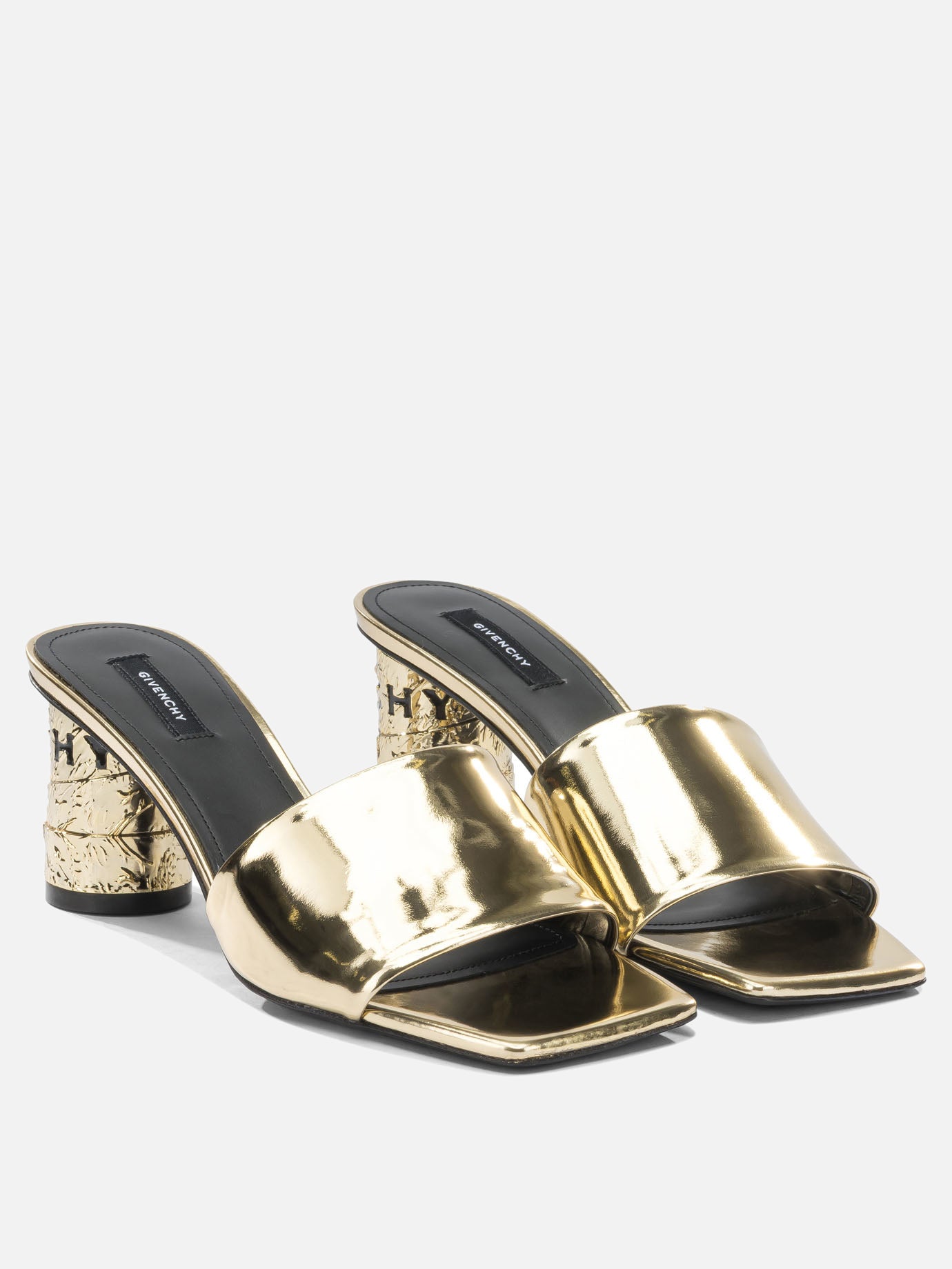 Heeled sandals 100% calf leather  Gold - Givenchy Women | PDP | VIETTI Online Store | thumbnail_2