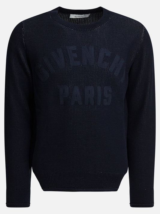 Crewneck sweaters Logo  Blue - Givenchy Men | PLP | VIETTI Online Store 

