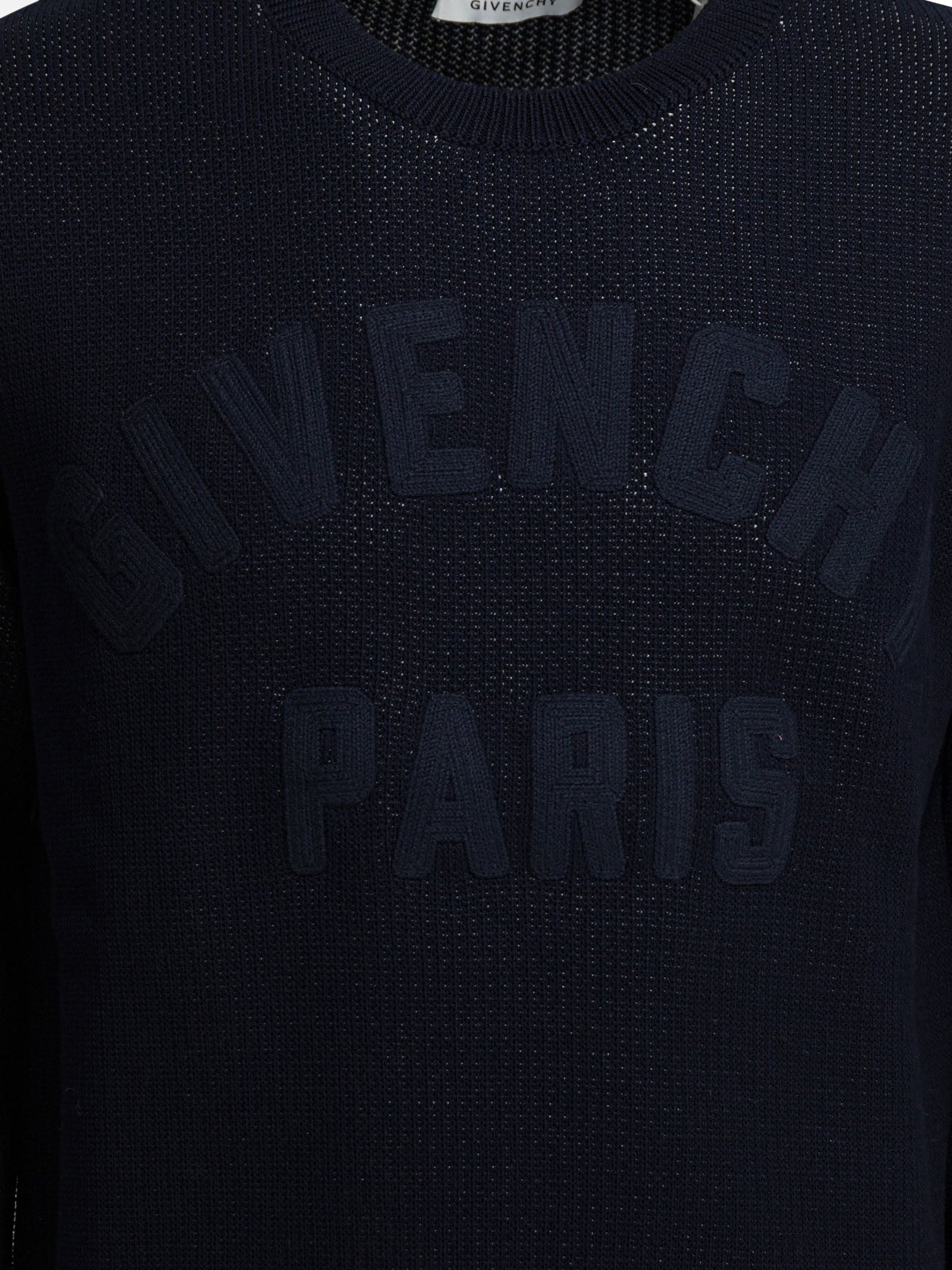 Crewneck sweaters Logo  Blue - Givenchy Men | PDP | VIETTI Online Store | thumbnail_3