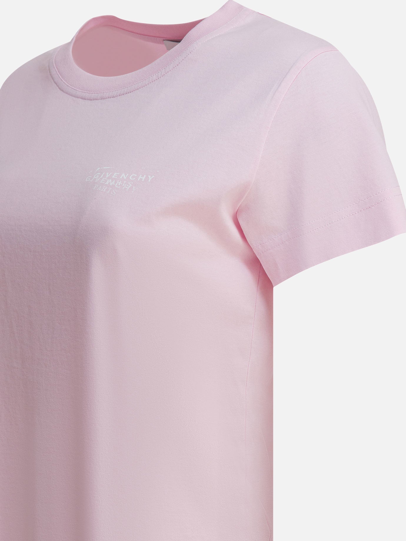 Crewneck t-shirts Logo  Pink - Givenchy Women | PDP | VIETTI Online Store | thumbnail_4