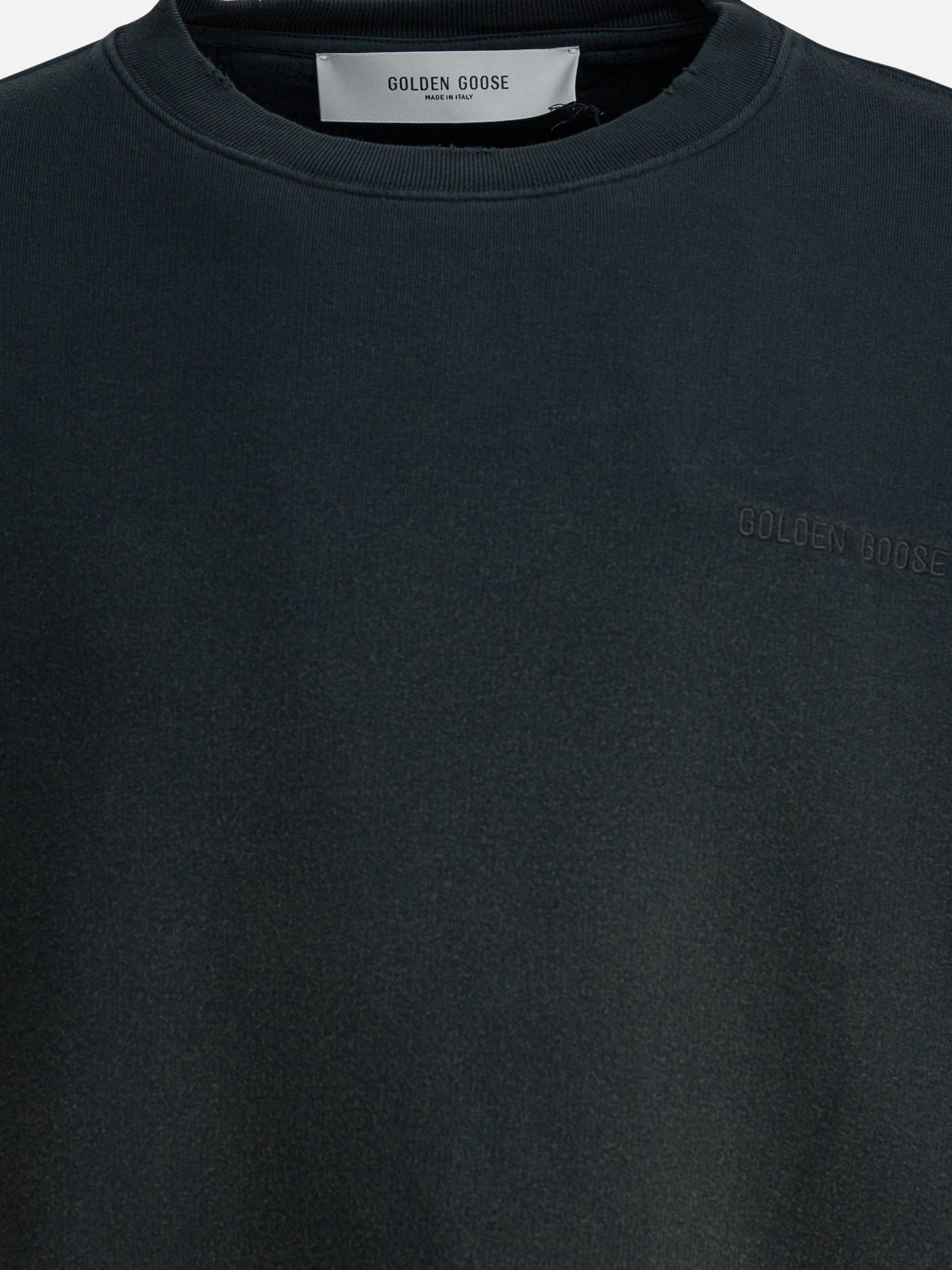 Crewnecks Solid colour  Black - Golden Goose Men | PDP | VIETTI Online Store | thumbnail_3