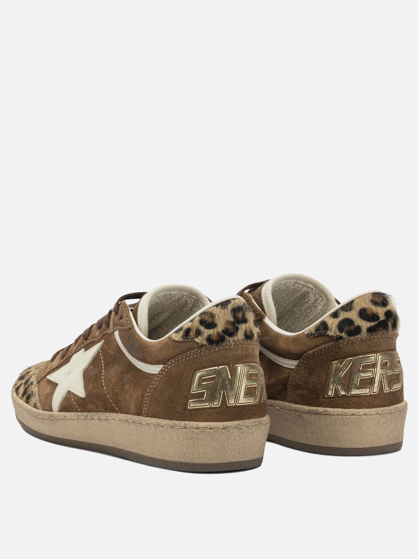 Low top sneakers 97% cow leather 2% polyethylene 1% cotton - 100% rubber  Brown - Golden Goose Women | PDP | VIETTI Online Store | Zoom-Modal_4
