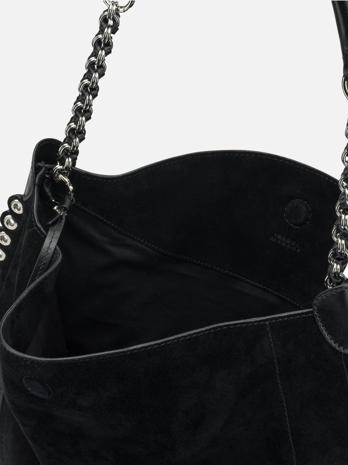 Medium bags 100% calf velvet leather  Black - Isabel Marant Women | PDP | VIETTI Online Store | thumbnail_5