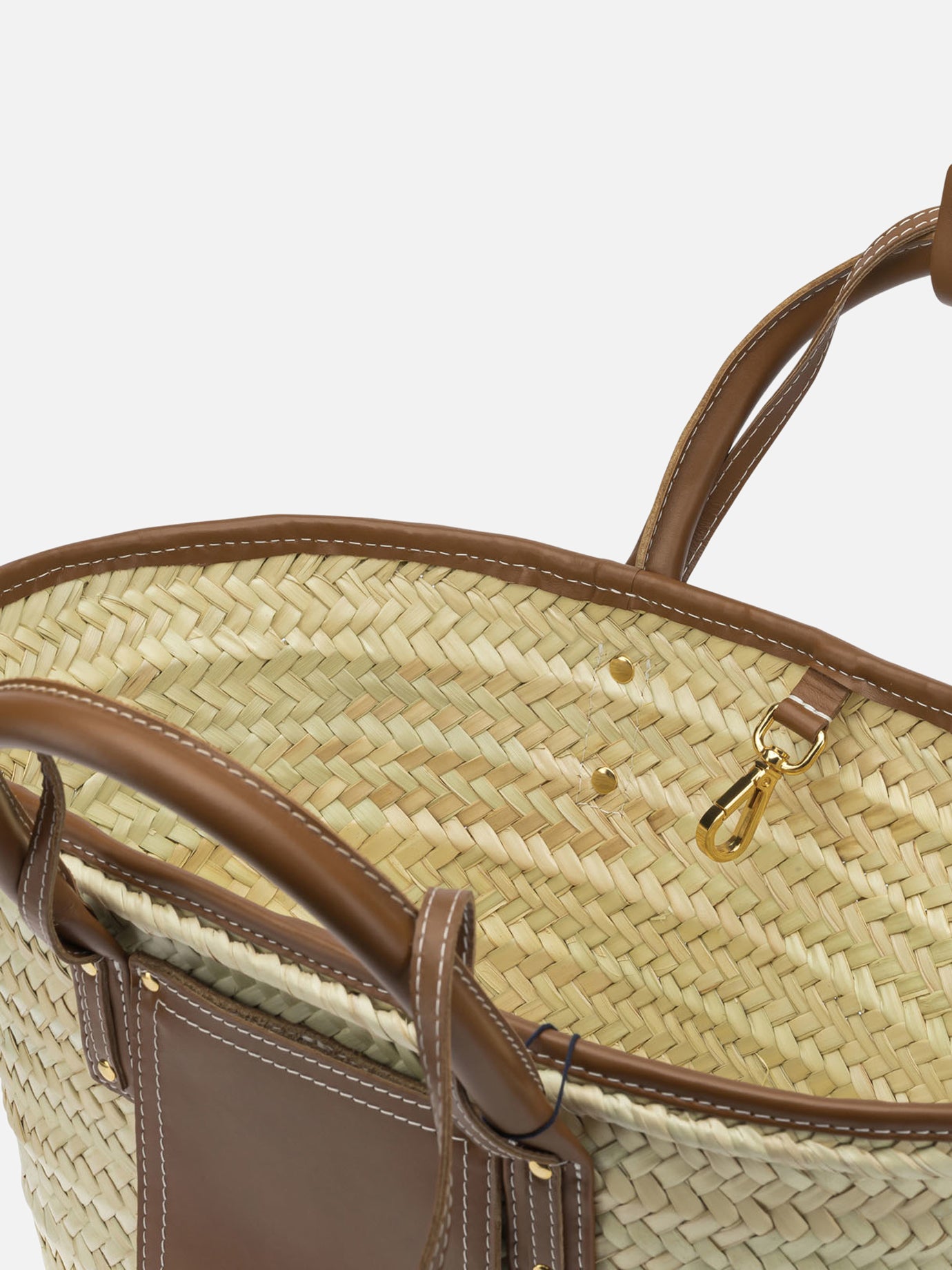 Large bags 100% palm leaves - 100% leather  Beige - Jacquemus Women | PDP | VIETTI Online Store | thumbnail_5