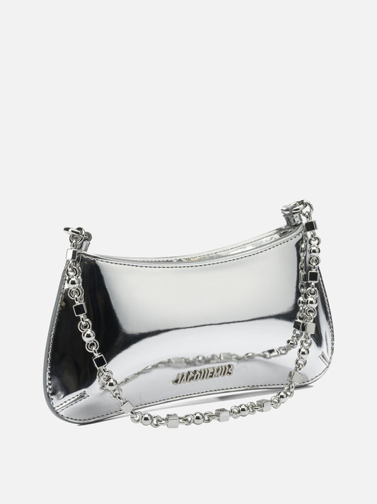 Small bags 69% polyurethane 31% polyester - Lining: 100% cotton  Silver - Jacquemus Women | PLP | VIETTI Online Store | 2
