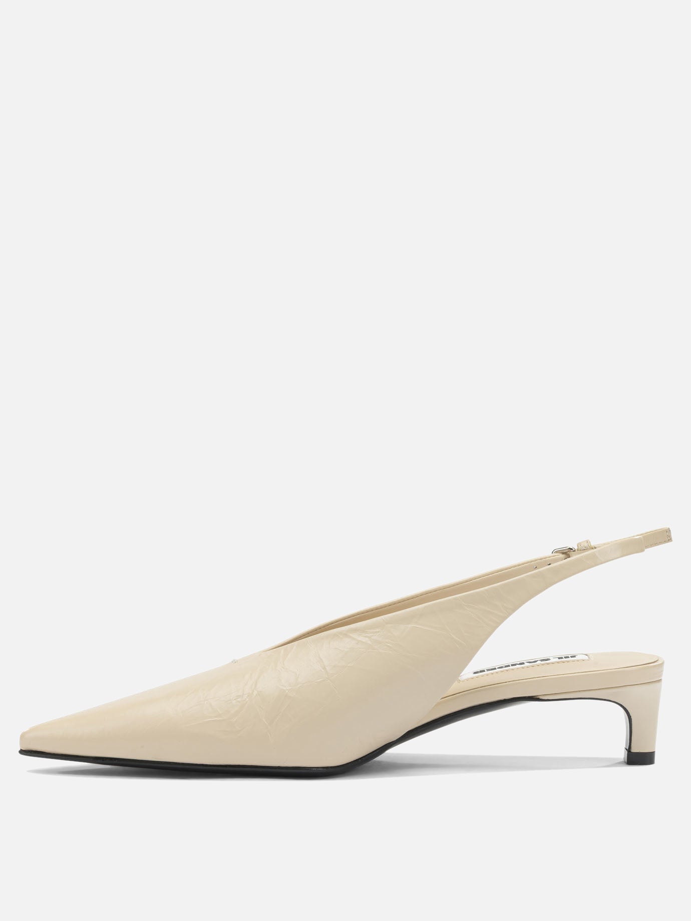Slingbacks 100% calf leather - 100% calf leather  Beige - Jil Sander Women | PDP | VIETTI Online Store | thumbnail_3