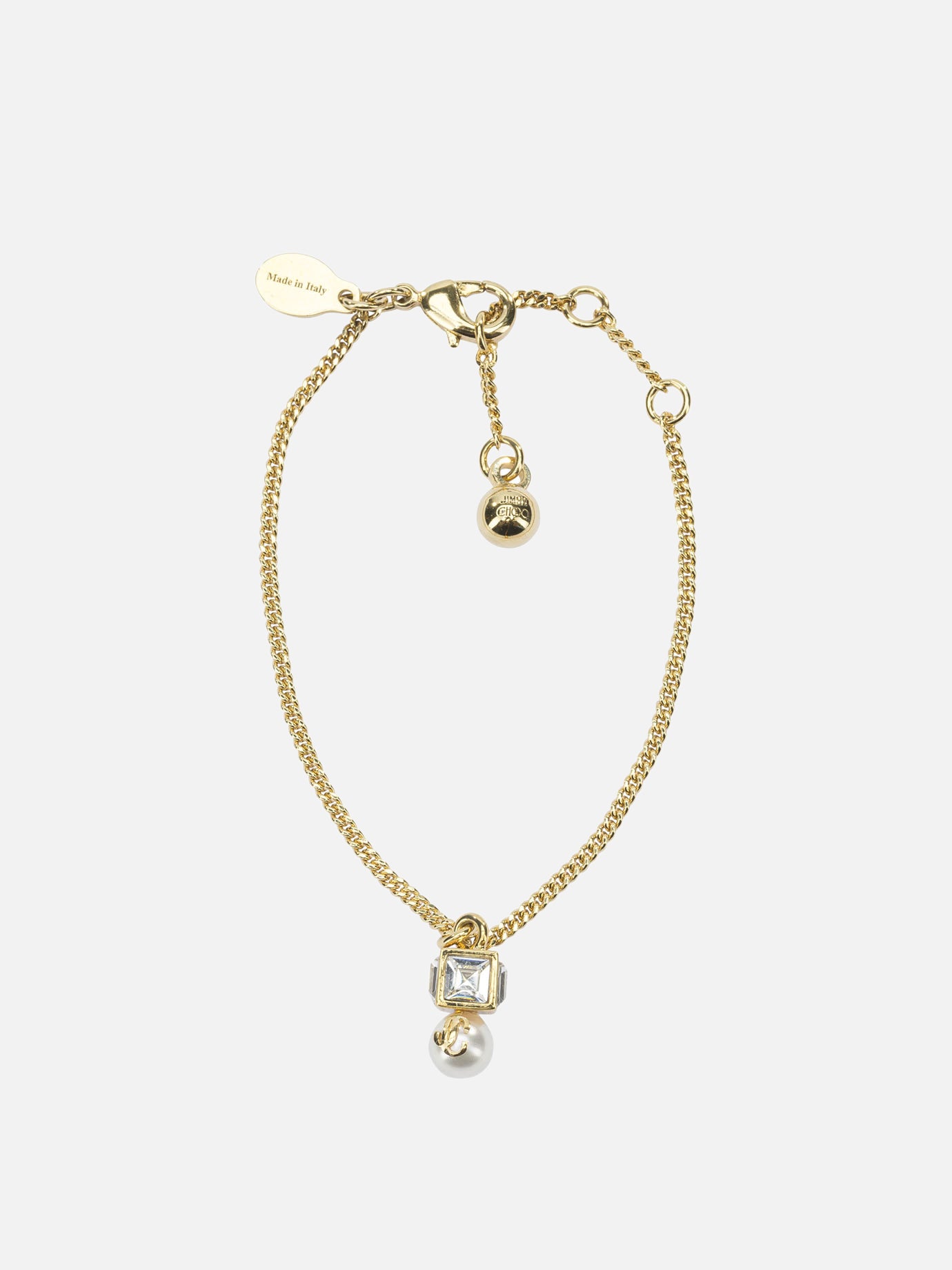 Bracelets & Anklets 60% brass 20% glass 20% acrylonitrile butadiene styrene  Gold - Jimmy Choo Women | PDP | VIETTI Online Store | Zoom-Modal
