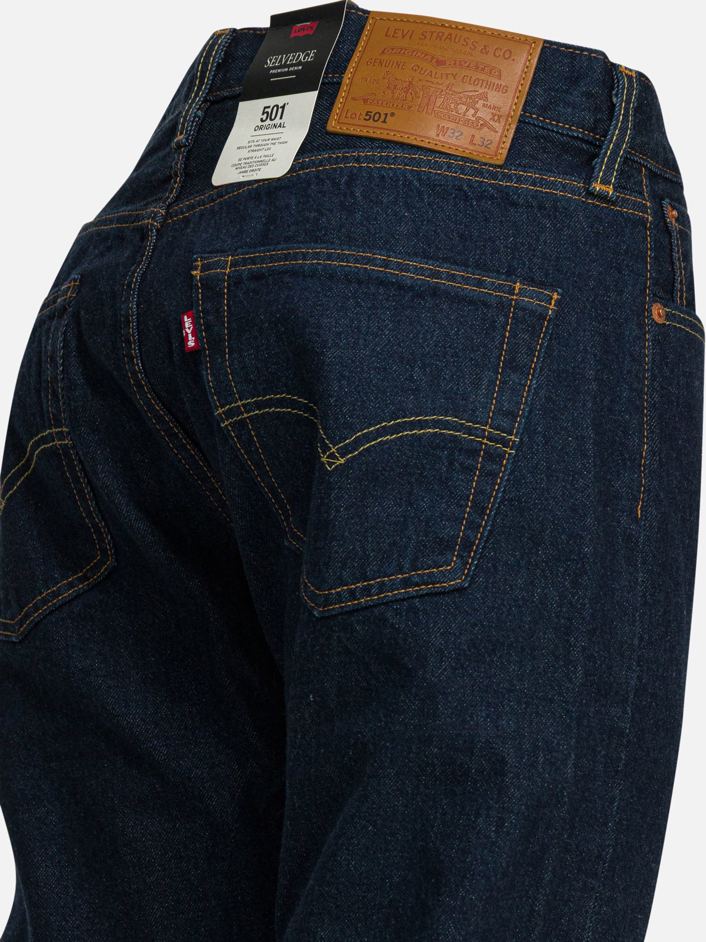 Straight-leg jeans Solid colour  Blue - Levi's Men | PDP | VIETTI Online Store | Zoom-Modal_4
