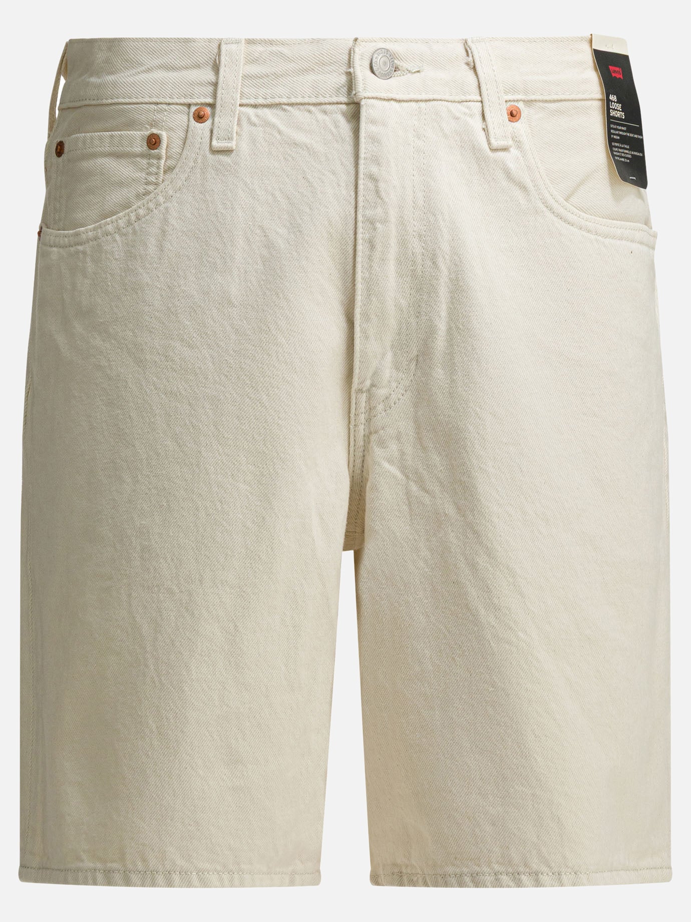 Five pockets shorts 100% cotton  White - Levi's Men | PDP | VIETTI Online Store | thumbnail