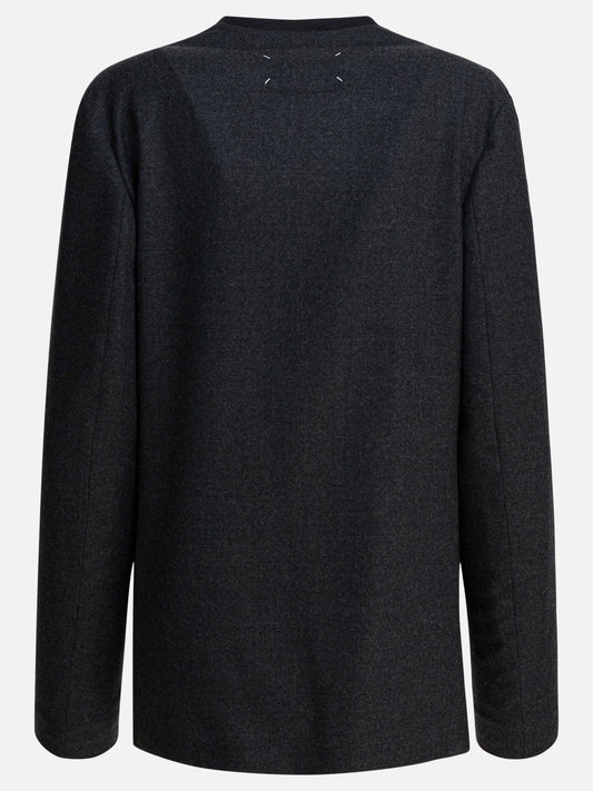 Blazers Pinstriped  Grey - Maison Margiela Women | PDP | VIETTI Online Store | 2
