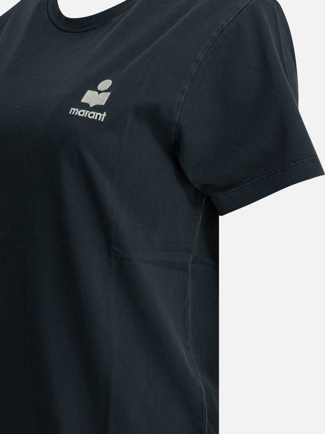 Crewneck t-shirts Solid colour  Blue - Marant Étoile Women | PDP | VIETTI Online Store | Zoom-Modal_4
