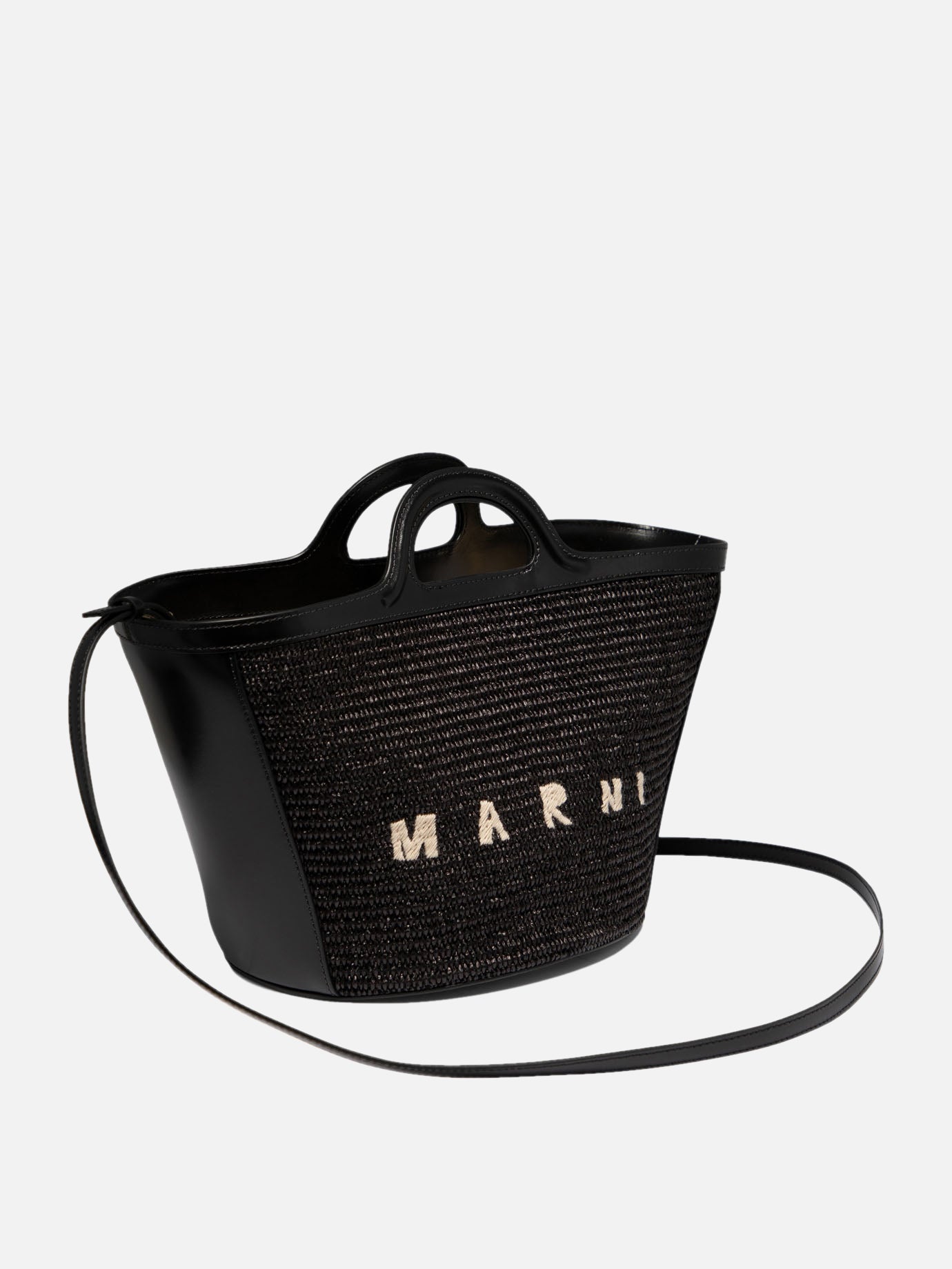 Large bags 100% cotton  Black - Marni Women | PDP | VIETTI Online Store | thumbnail_2