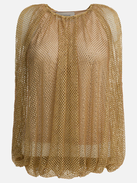 Casual tops Textured knit  Gold - Max Mara Sportmax Women | PDP | VIETTI Online Store 
