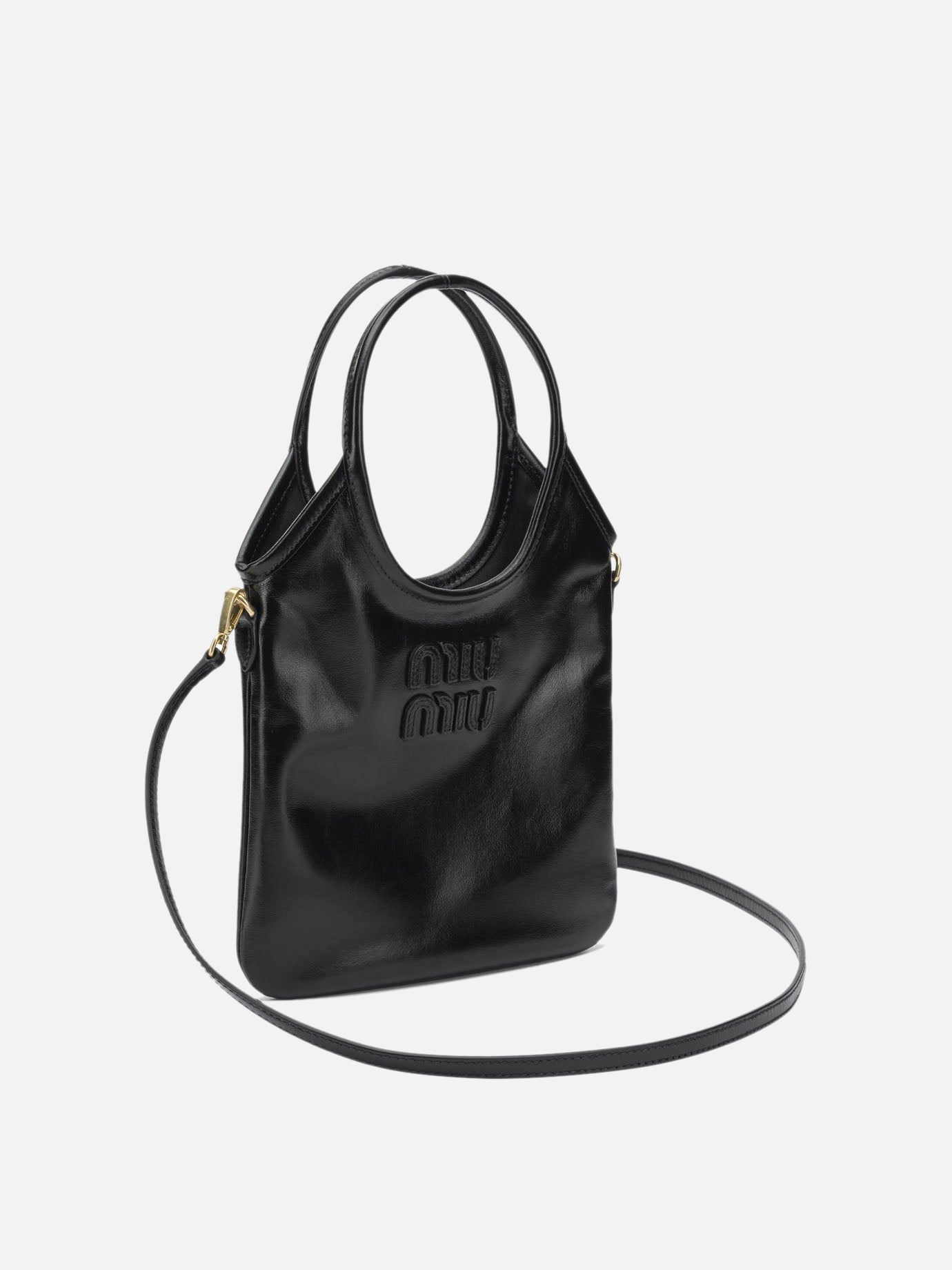Small bags 100% calf leather  Black - Miu Miu Women | PDP | VIETTI Online Store | thumbnail_2