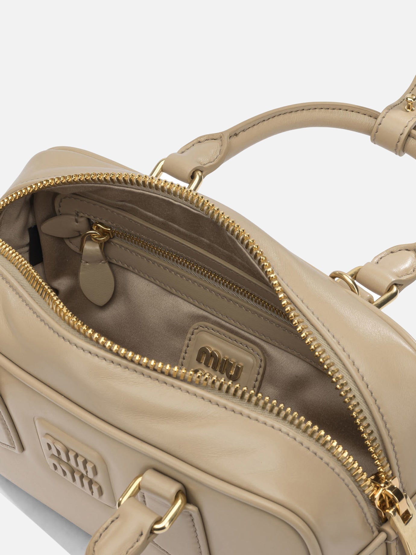 Small bags 100% calf leather  Beige - Miu Miu Women | PDP | VIETTI Online Store | thumbnail_5