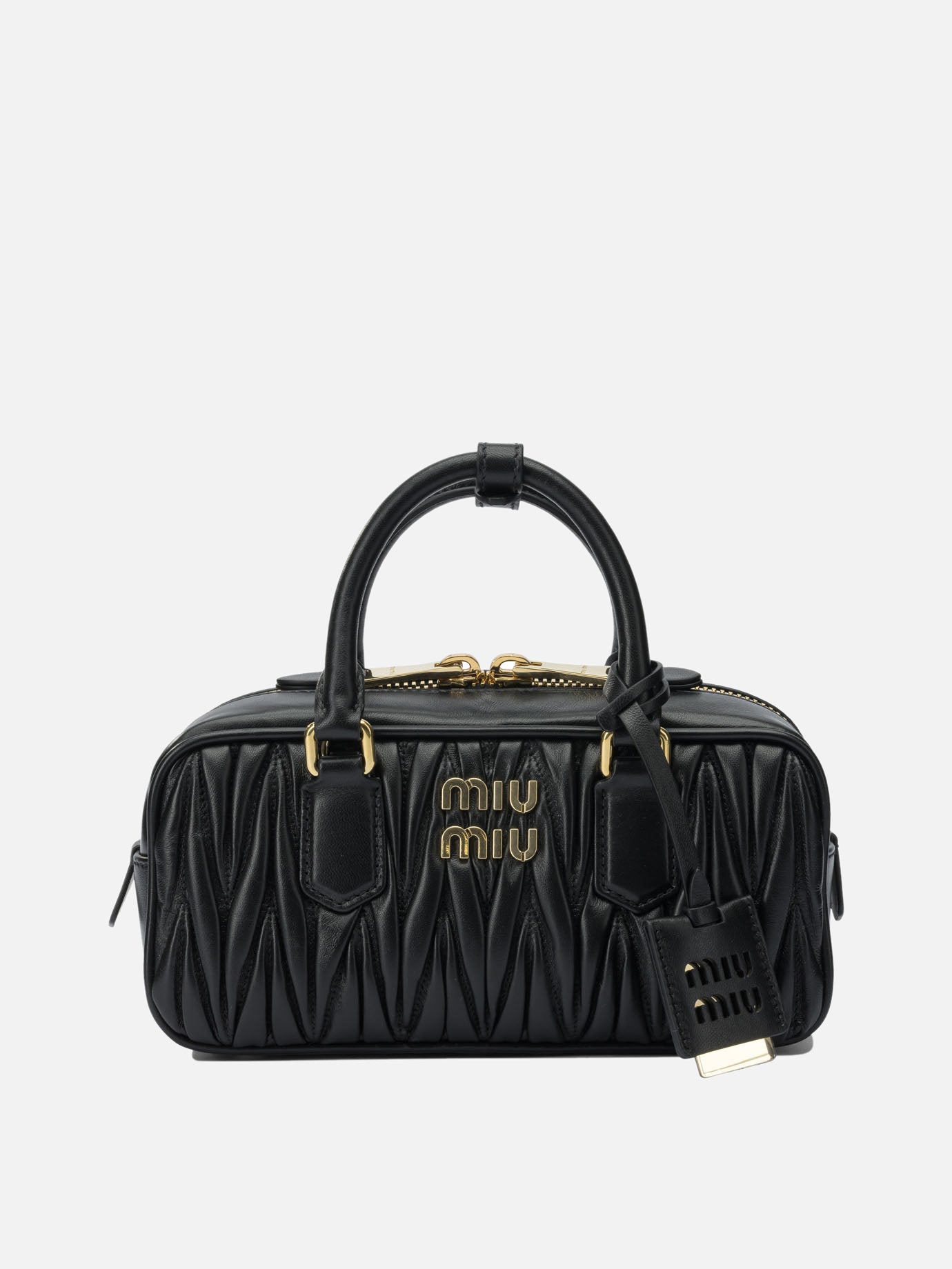 Small bags 100% lamb leather  Black - Miu Miu Women | PDP | VIETTI Online Store | Zoom-Modal
