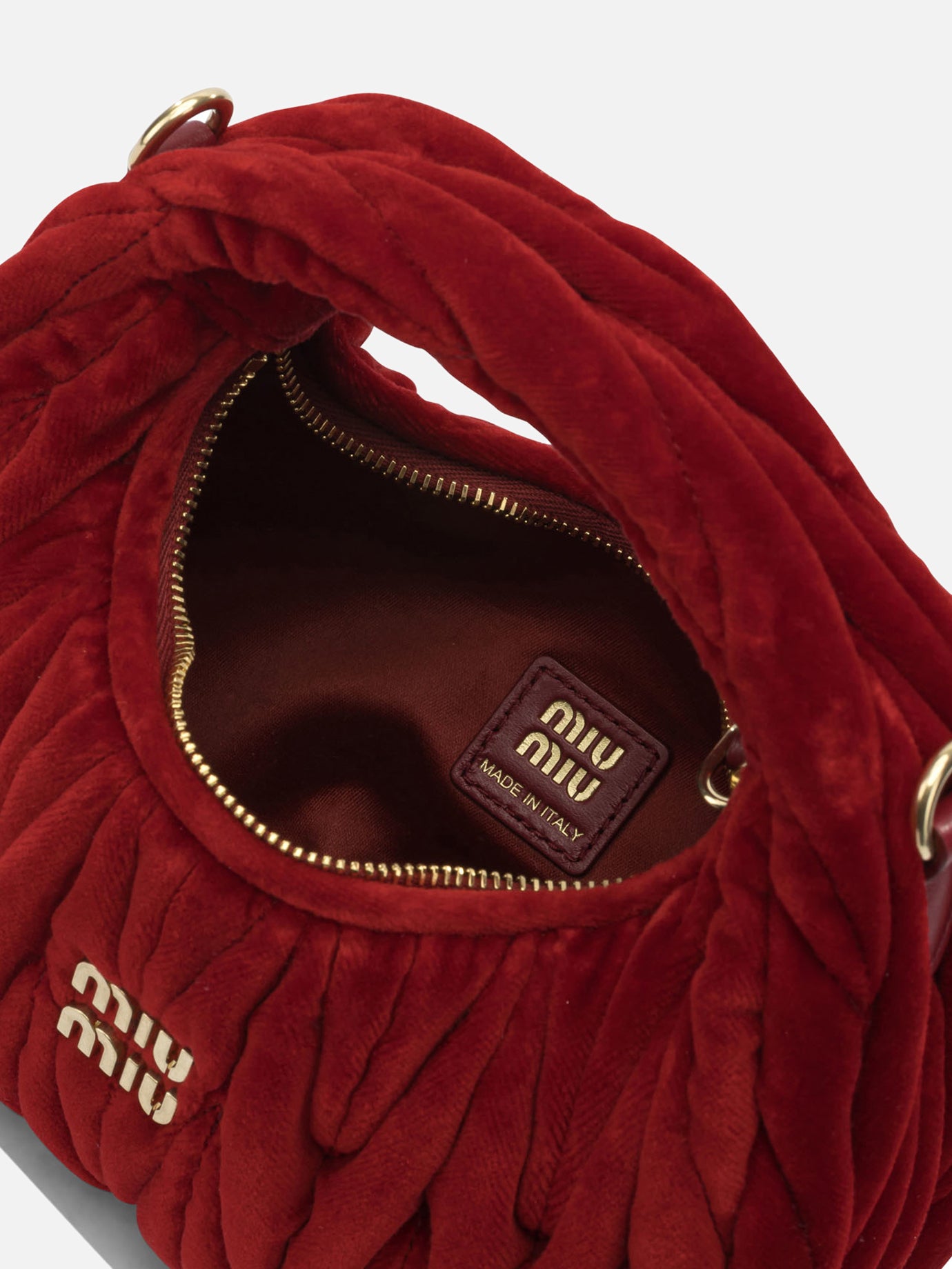 Small bags 100% cotton  Red - Miu Miu Women | PDP | VIETTI Online Store | Zoom-Modal_5
