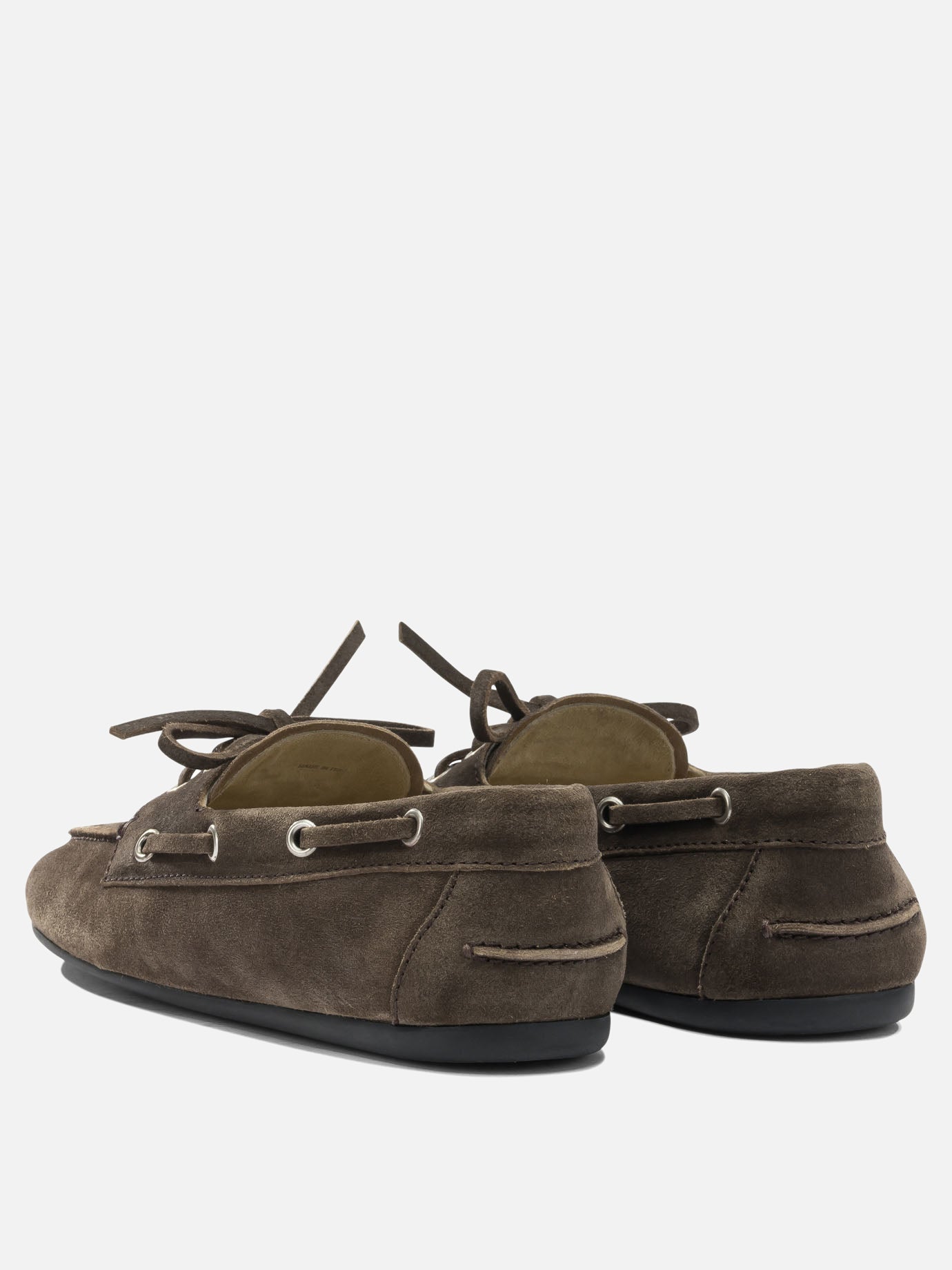 Laced loafers 100% calf leather  Brown - Miu Miu Women | PDP | VIETTI Online Store | thumbnail_4