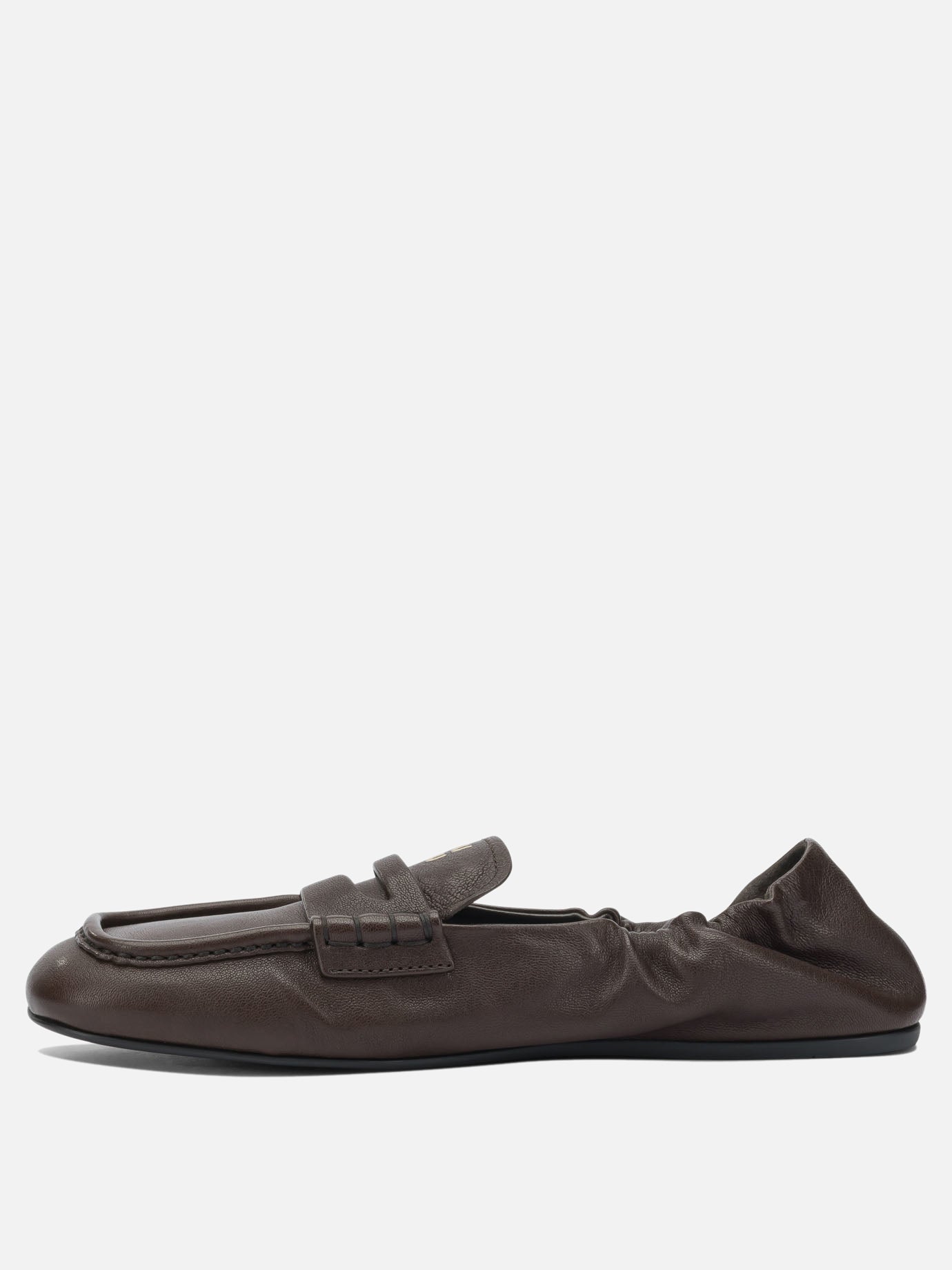 Loafers 100% lamb leather - 100% rubber  Brown - Miu Miu Women | PDP | VIETTI Online Store | thumbnail_3