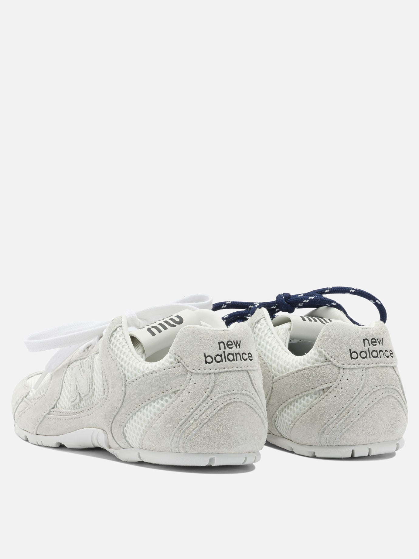Low top sneakers 100% calf leather - 100% polyester  White - Miu Miu Women | PDP | VIETTI Online Store | thumbnail_4