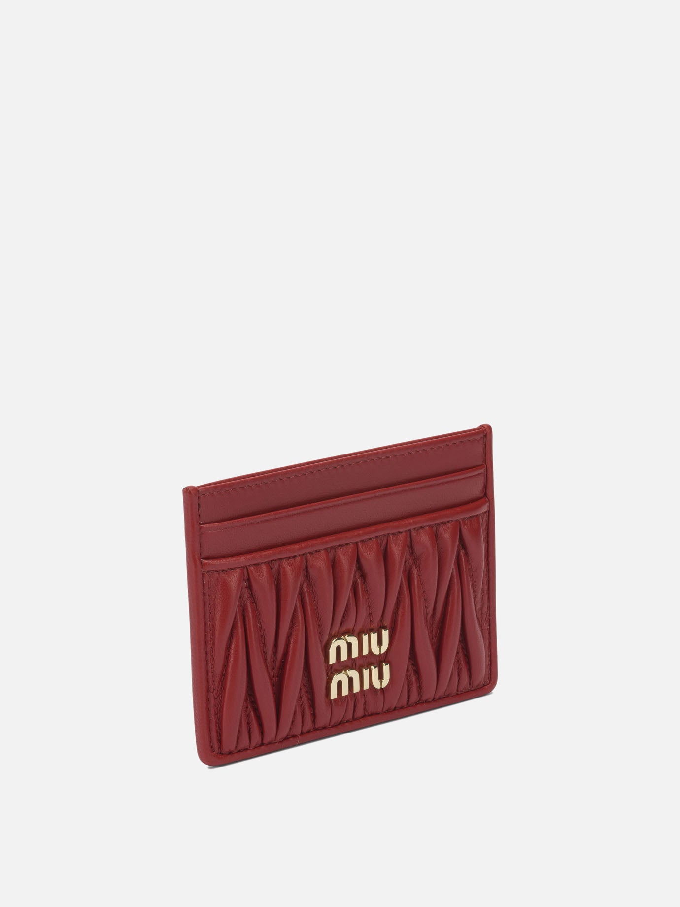 Card holders 100 % calf leather  Red - Miu Miu Women | PDP | VIETTI Online Store | Zoom-Modal_2

