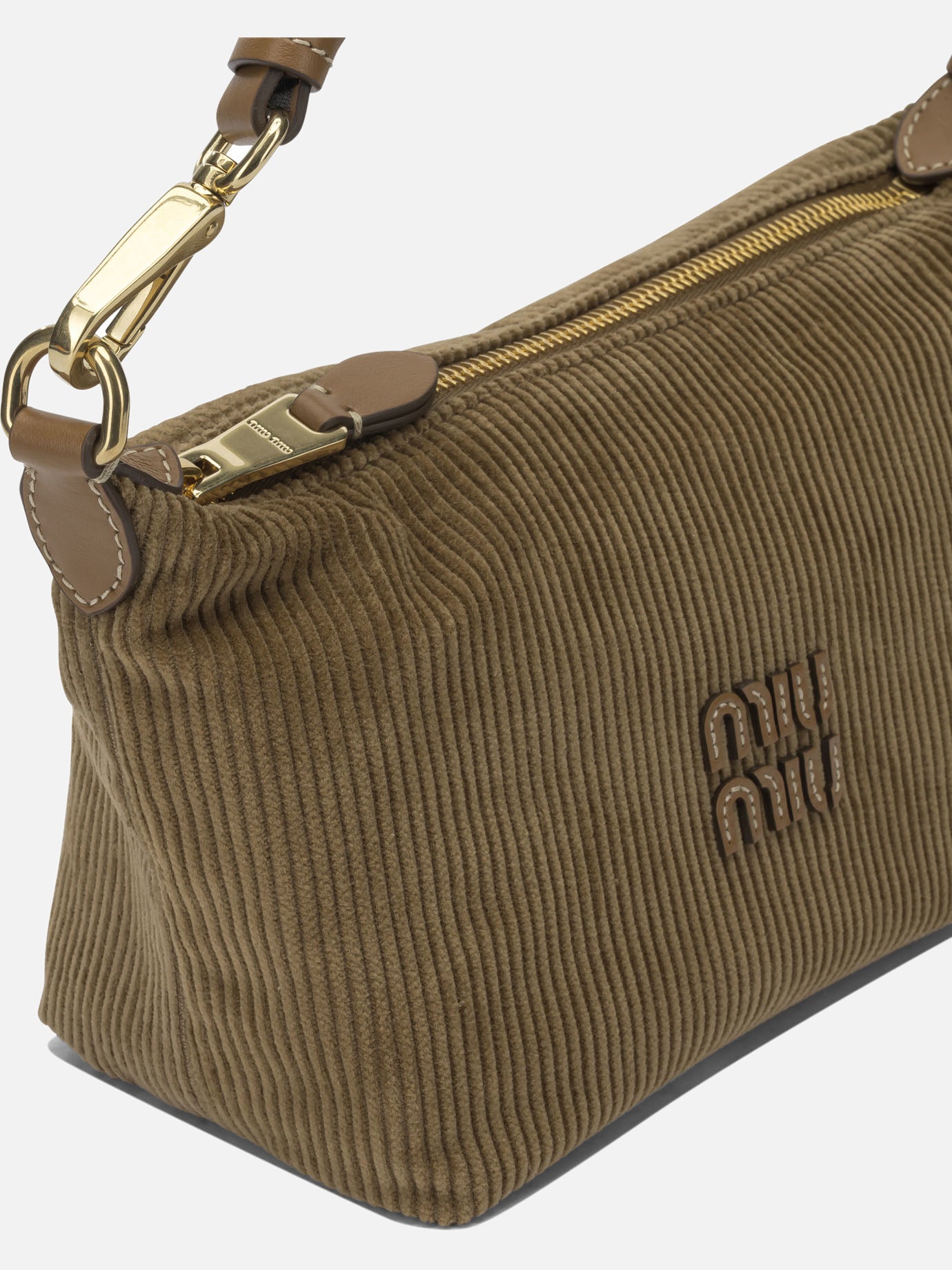 Small bags 100% cotton  Brown - Miu Miu Women | PDP | VIETTI Online Store | Zoom-Modal_4
