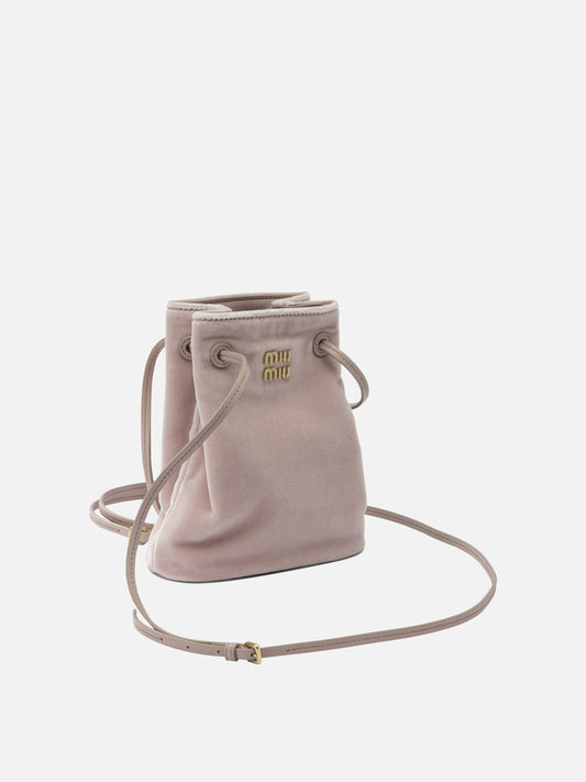 Mini bags 100% cotton - 100% lamb leather  Pink - Miu Miu Women | PDP | VIETTI Online Store | 2
