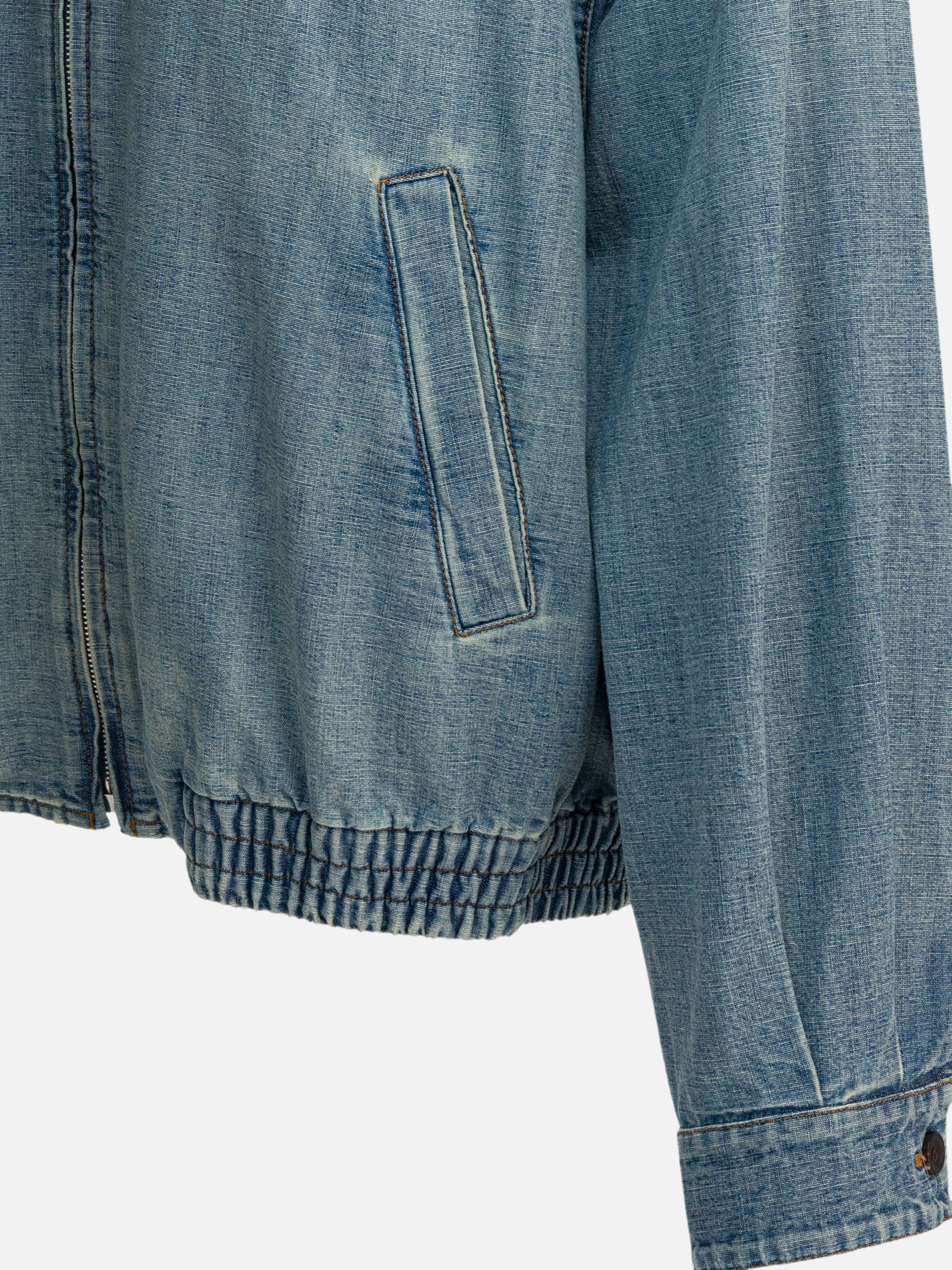 Denim jackets Logo  Light blue - Miu Miu Women | PDP | VIETTI Online Store | Zoom-Modal_4
