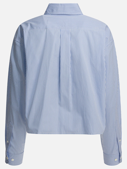 Casual shirts Logo  Light blue - Miu Miu Women | PDP | VIETTI Online Store | 2
