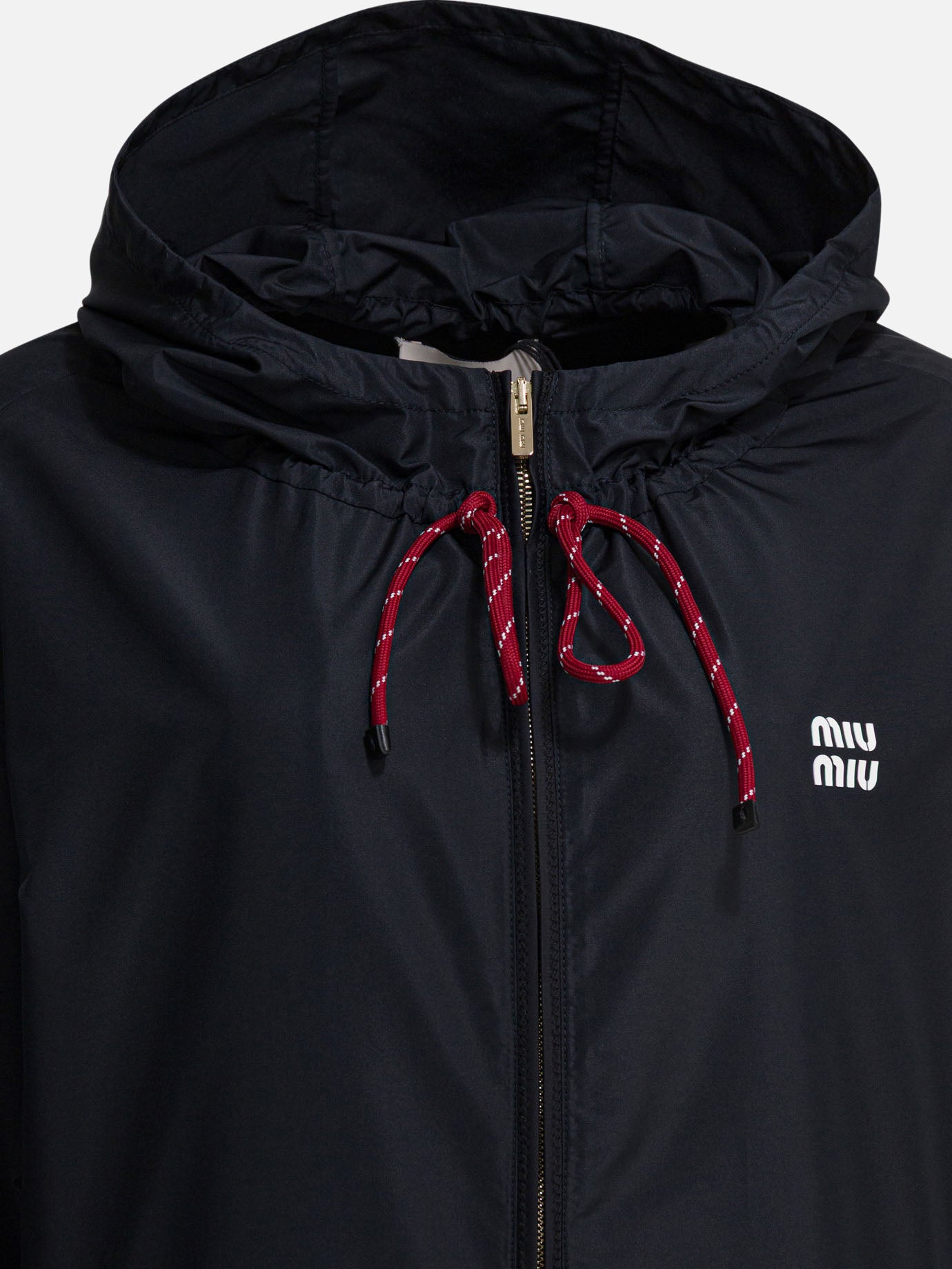 Windbreakers Logo  Blue - Miu Miu Women | PDP | VIETTI Online Store | thumbnail_3