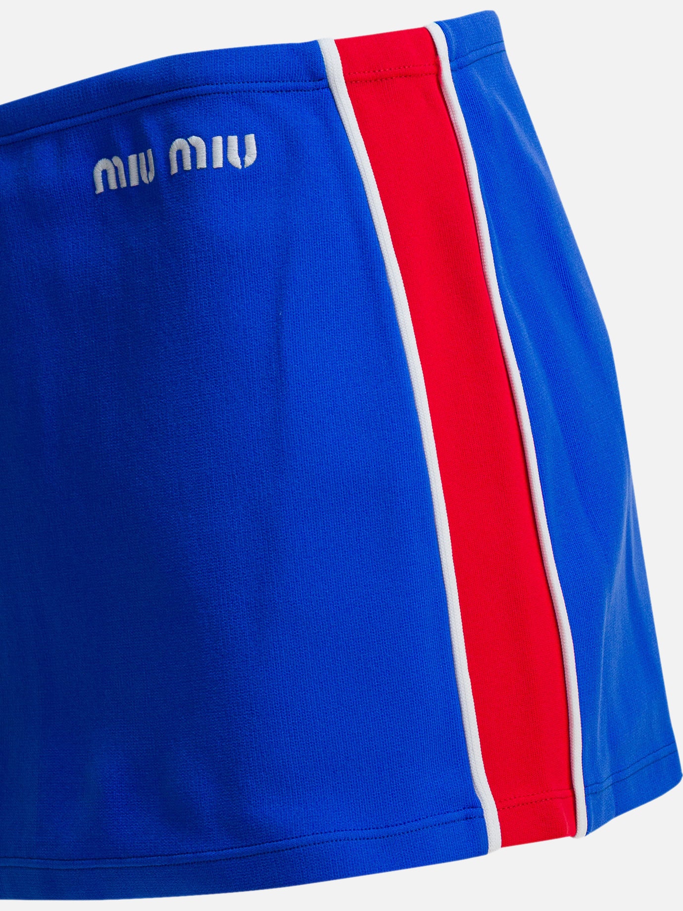 Miniskirts Logo  Blue - Miu Miu Women | PDP | VIETTI Online Store | thumbnail_3
