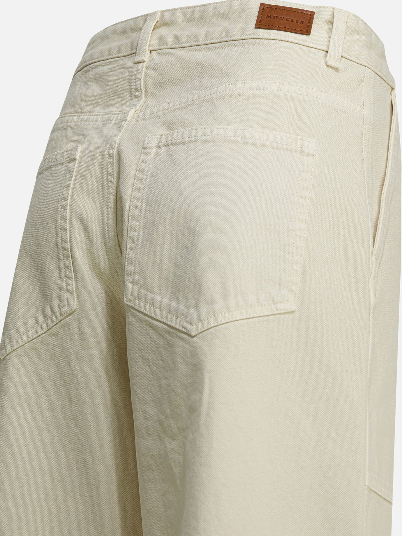 Leisure trousers Solid colour  Beige - Moncler Women | PDP | VIETTI Online Store | Zoom-Modal_3
