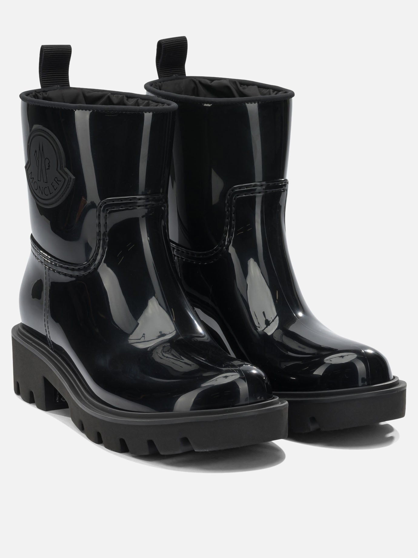 Rain boots 100% polyamide - 100% rubber  Black - Moncler Women | PDP | VIETTI Online Store | Zoom-Modal_2
