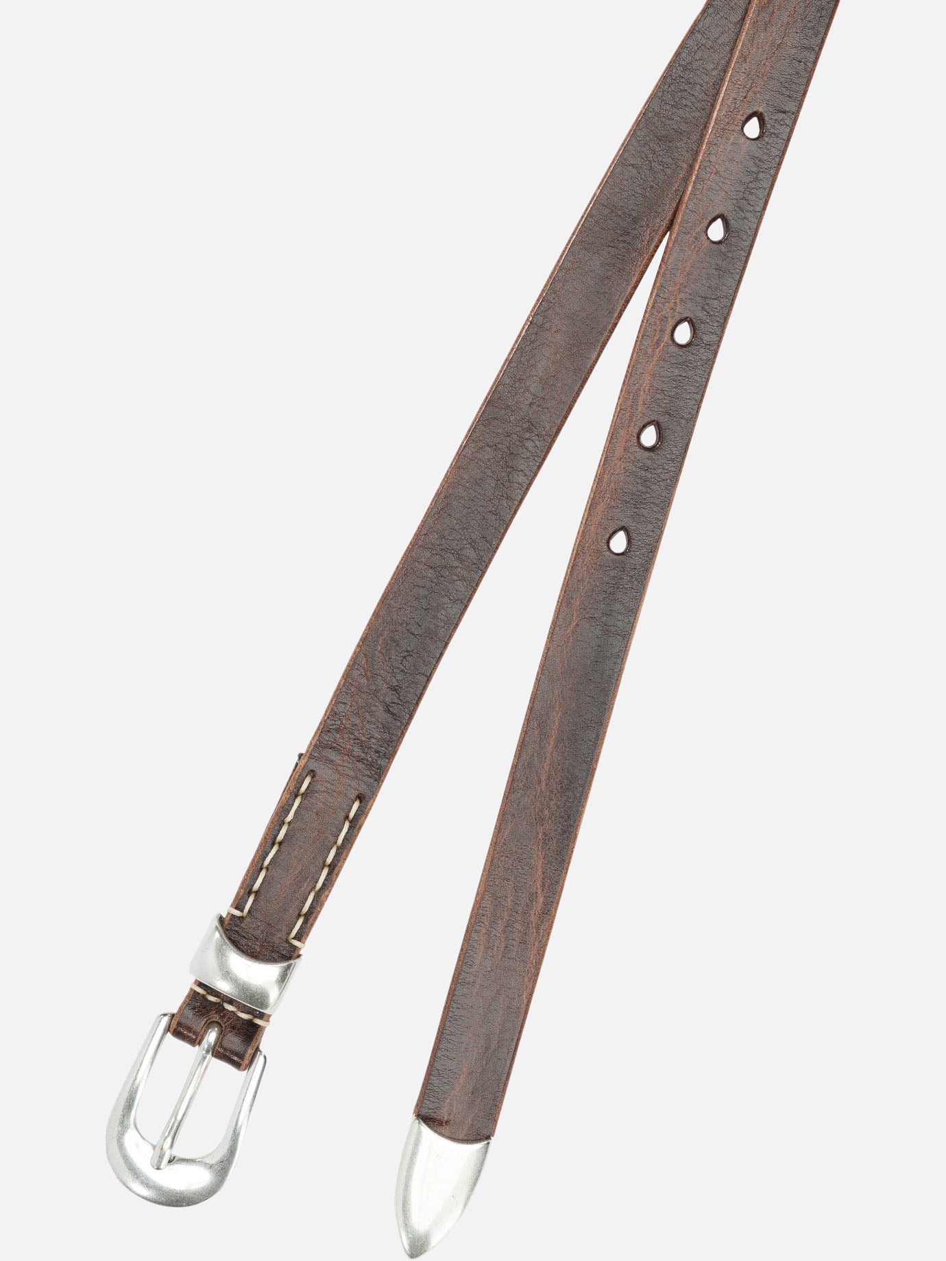 Leather belts 100% leather  Brown - Our Legacy Men | PDP | VIETTI Online Store | Zoom-Modal_2
