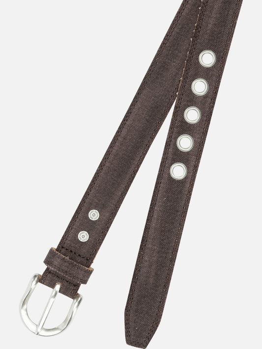 Leather belts 100% cotton - 100% leather  Brown - Our Legacy Men | PLP | VIETTI Online Store | 2
