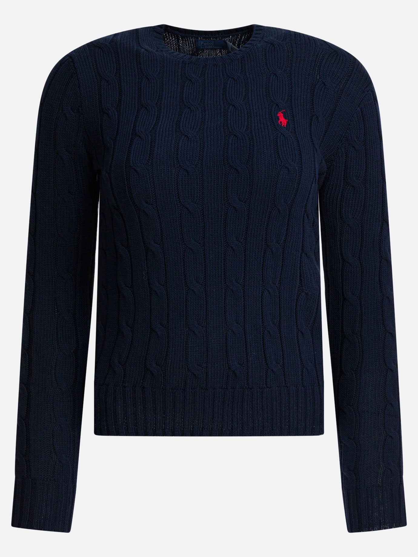 Crewneck sweaters Logo  Blue - Polo Ralph Lauren Women | PDP | VIETTI Online Store | Zoom-Modal
