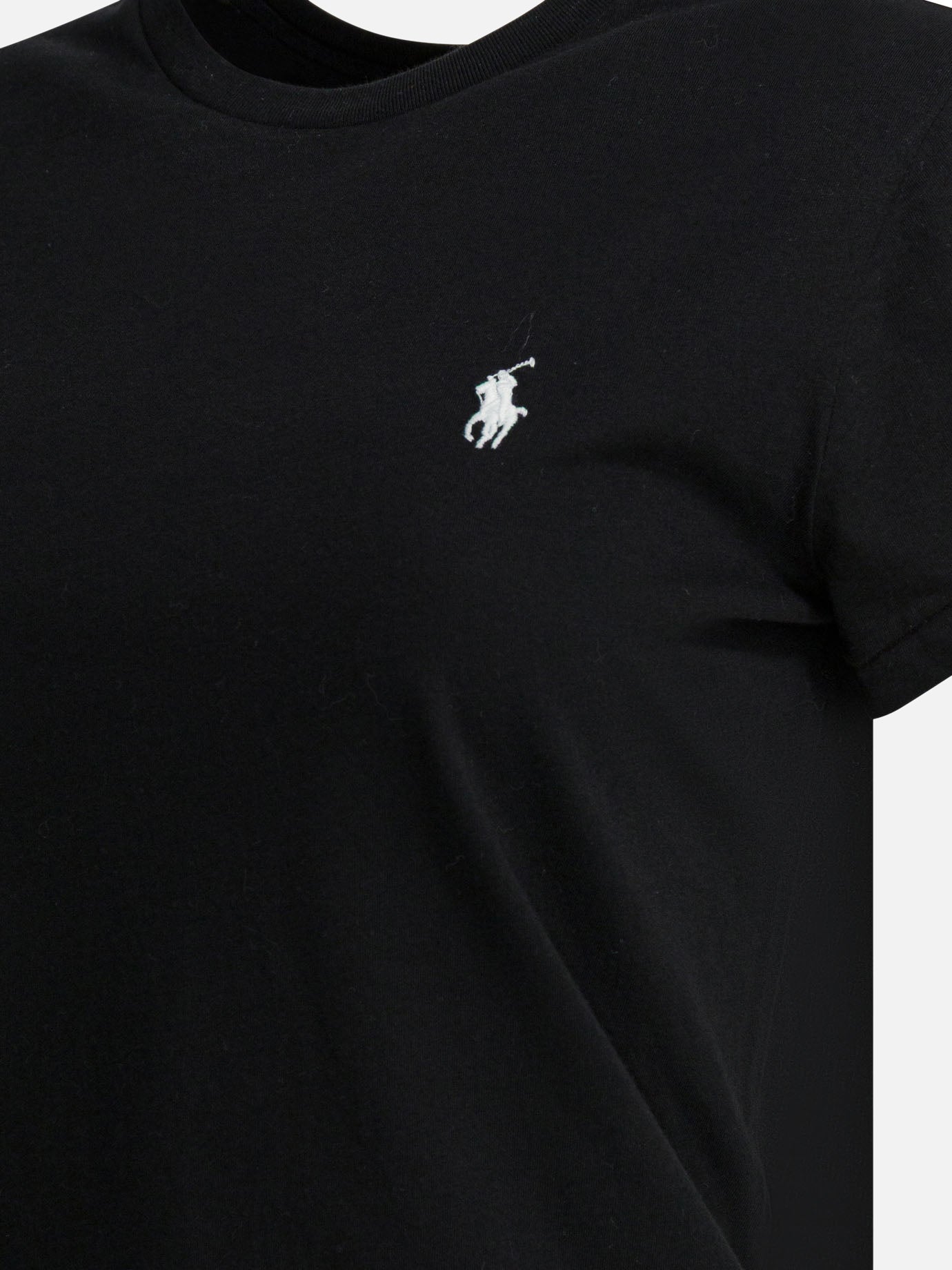 Crewneck t-shirts 100% cotton  Black - Polo Ralph Lauren Women | PDP | VIETTI Online Store | thumbnail_4